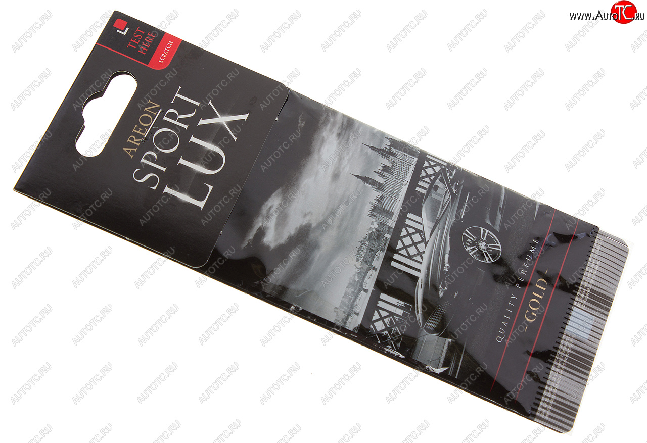 101 р. Ароматизатор подвесной пластина (gold) Sport Lux AREON AREON sl01  с доставкой в г. Майкоп