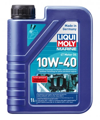 1 749 р. Масло моторное для 4-х тактных двигателей MARINE MOTOROIL 10W40 псинт.1л LIQUI MOLY LIQUI MOLY 25012  с доставкой в г. Майкоп. Увеличить фотографию 1