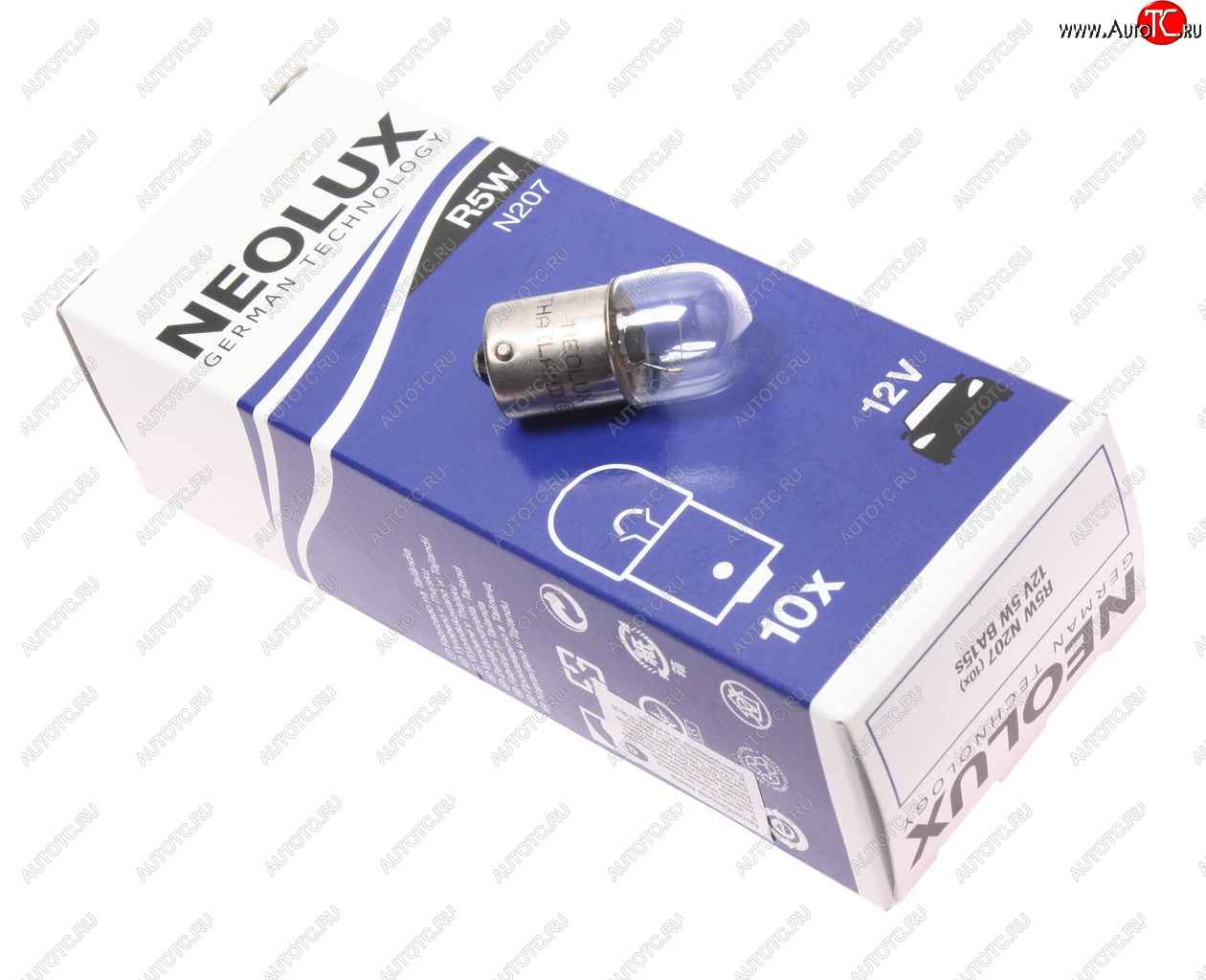 50 р. Лампа 12V R5W BA15s 50лм Standard NEOLUX NEOLUX n207  с доставкой в г. Майкоп
