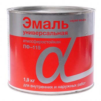539 р. Краска красная 1.9кг ПФ-115 АЛЬФА АЛЬФА 716  с доставкой в г. Майкоп. Увеличить фотографию 1
