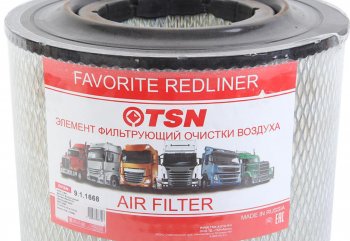 3 499 р. Элемент фильтрующий КАМАЗ воздушный ЕВРО-3 комплект TSN TSN 725-1109560  с доставкой в г. Майкоп. Увеличить фотографию 3