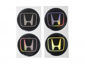 264 р. Эмблема диска колесного HONDA (6см) комплект 4шт. AUTOSTICKERS 02149017471  с доставкой в г. Майкоп. Увеличить фотографию 1