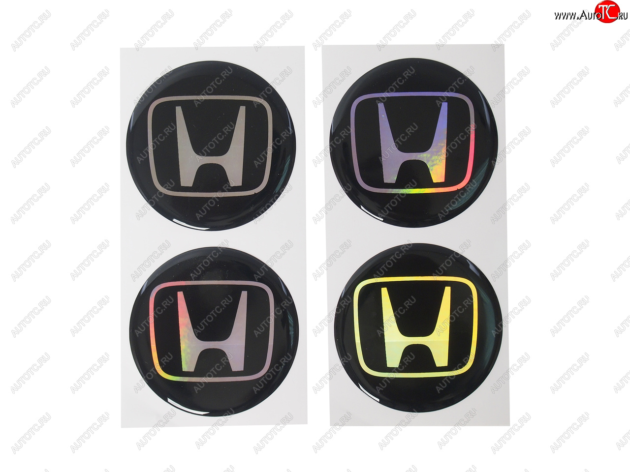 264 р. Эмблема диска колесного HONDA (6см) комплект 4шт. AUTOSTICKERS 02149017471  с доставкой в г. Майкоп