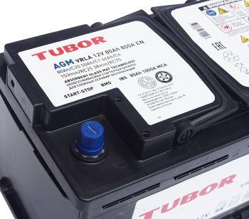 24 799 р. Аккумулятор TUBOR AGM 80Ач обратная полярность TUBOR 6ст80(0)  с доставкой в г. Майкоп. Увеличить фотографию 3