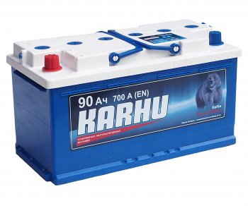 9 999 р. Аккумулятор KARHU 90Ач KARHU 6ст90(1)  с доставкой в г. Майкоп. Увеличить фотографию 1