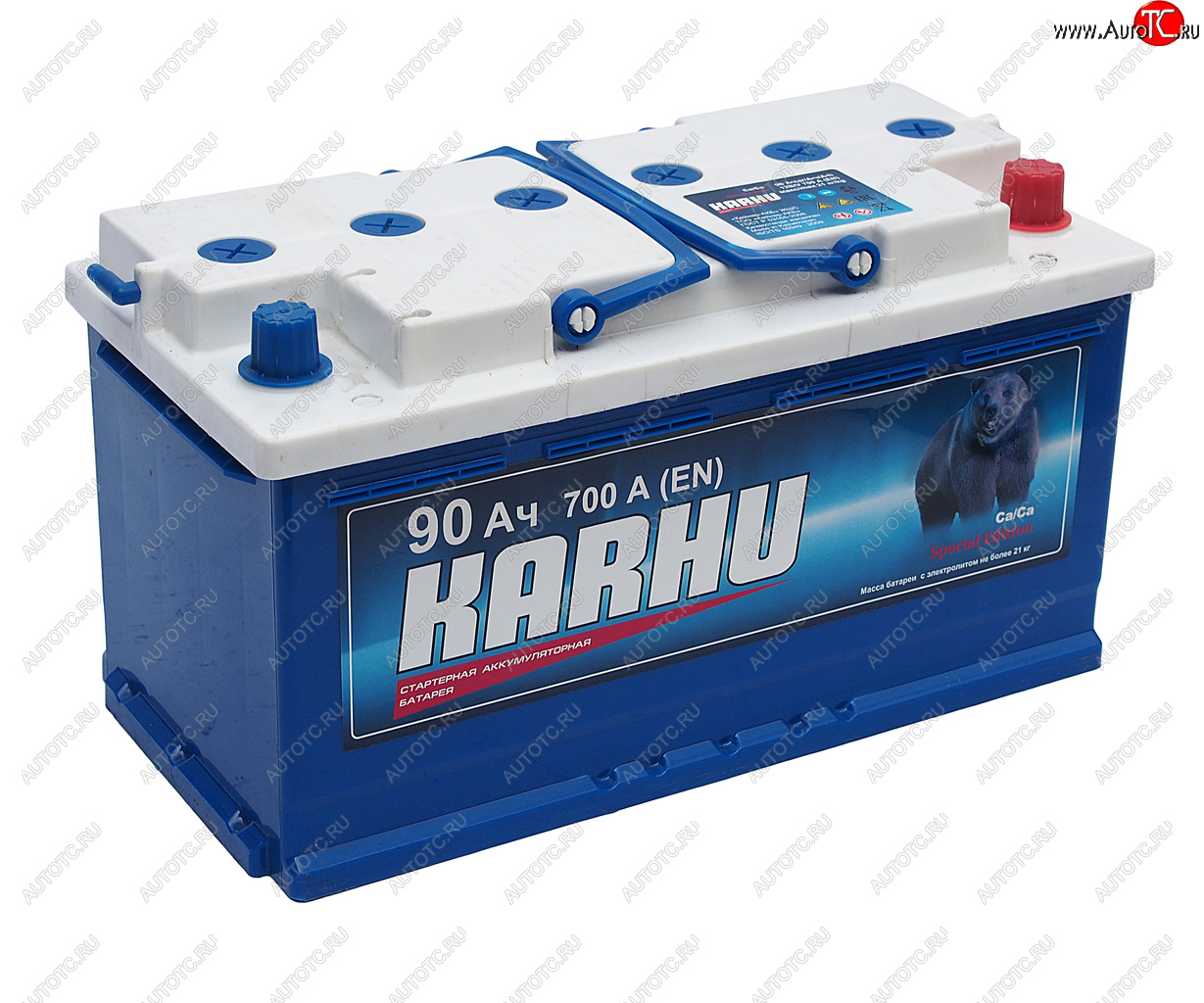 9 999 р. Аккумулятор KARHU 90Ач обратная полярность KARHU 6ст90(0)  с доставкой в г. Майкоп