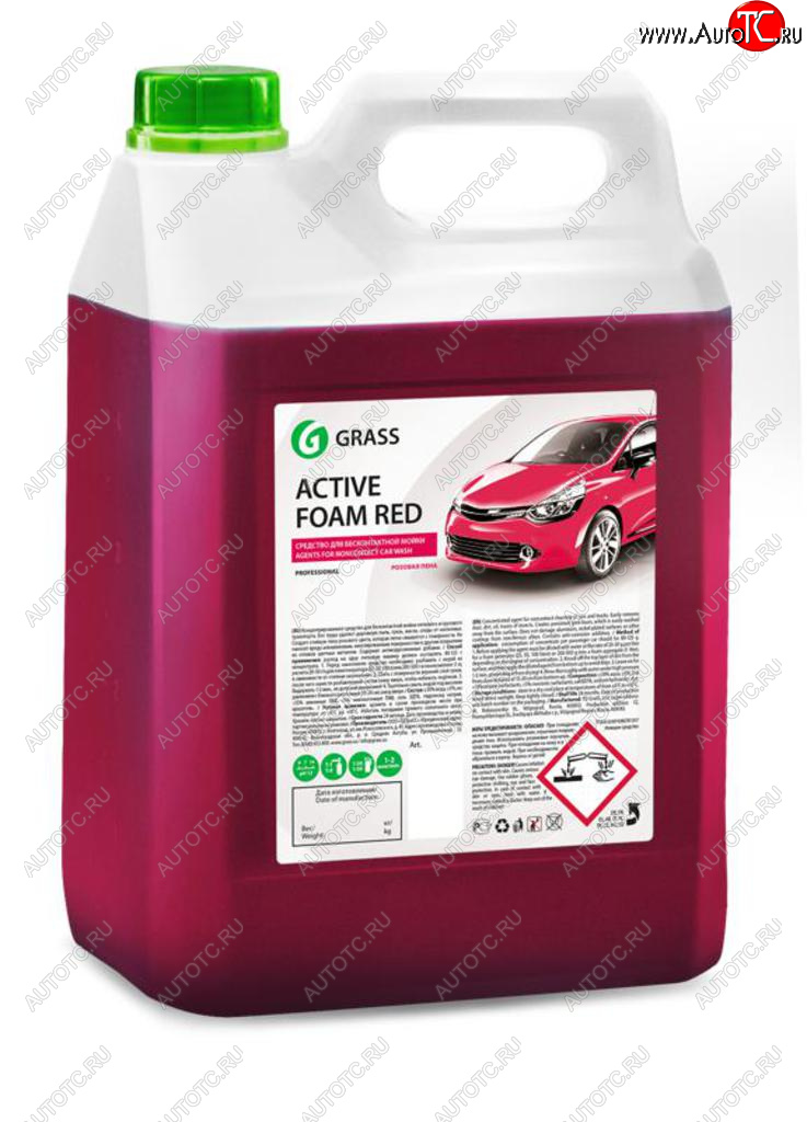 1 569 р. Шампунь для бесконтактной мойки 5.8кг Active Foam Red GRASS GRASS 800002  с доставкой в г. Майкоп