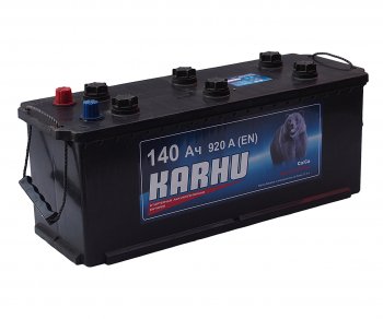 16 999 р. Аккумулятор KARHU 140Ач обратная полярность KARHU 6ст140(3)  с доставкой в г. Майкоп. Увеличить фотографию 1