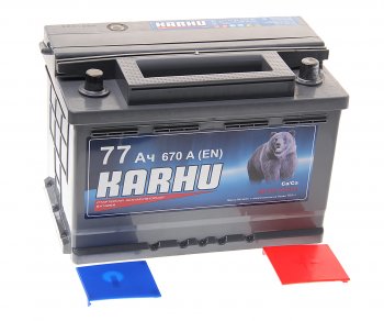 8 949 р. Аккумулятор KARHU 77Ач обратная полярность KARHU 6ст77(0)  с доставкой в г. Майкоп. Увеличить фотографию 2