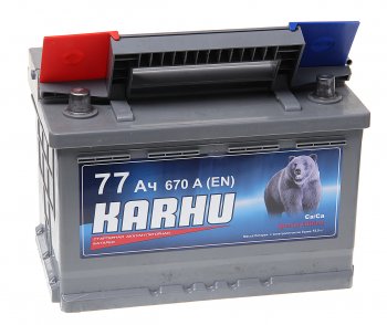 8 949 р. Аккумулятор KARHU 77Ач KARHU 6ст77(1)  с доставкой в г. Майкоп. Увеличить фотографию 2