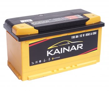 12 949 р. Аккумулятор KAINAR 110Ач обратная полярность KAINAR 6ст110(0)  с доставкой в г. Майкоп. Увеличить фотографию 2