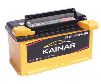 12 949 р. Аккумулятор KAINAR 110Ач обратная полярность KAINAR 6ст110(0)  с доставкой в г. Майкоп. Увеличить фотографию 1