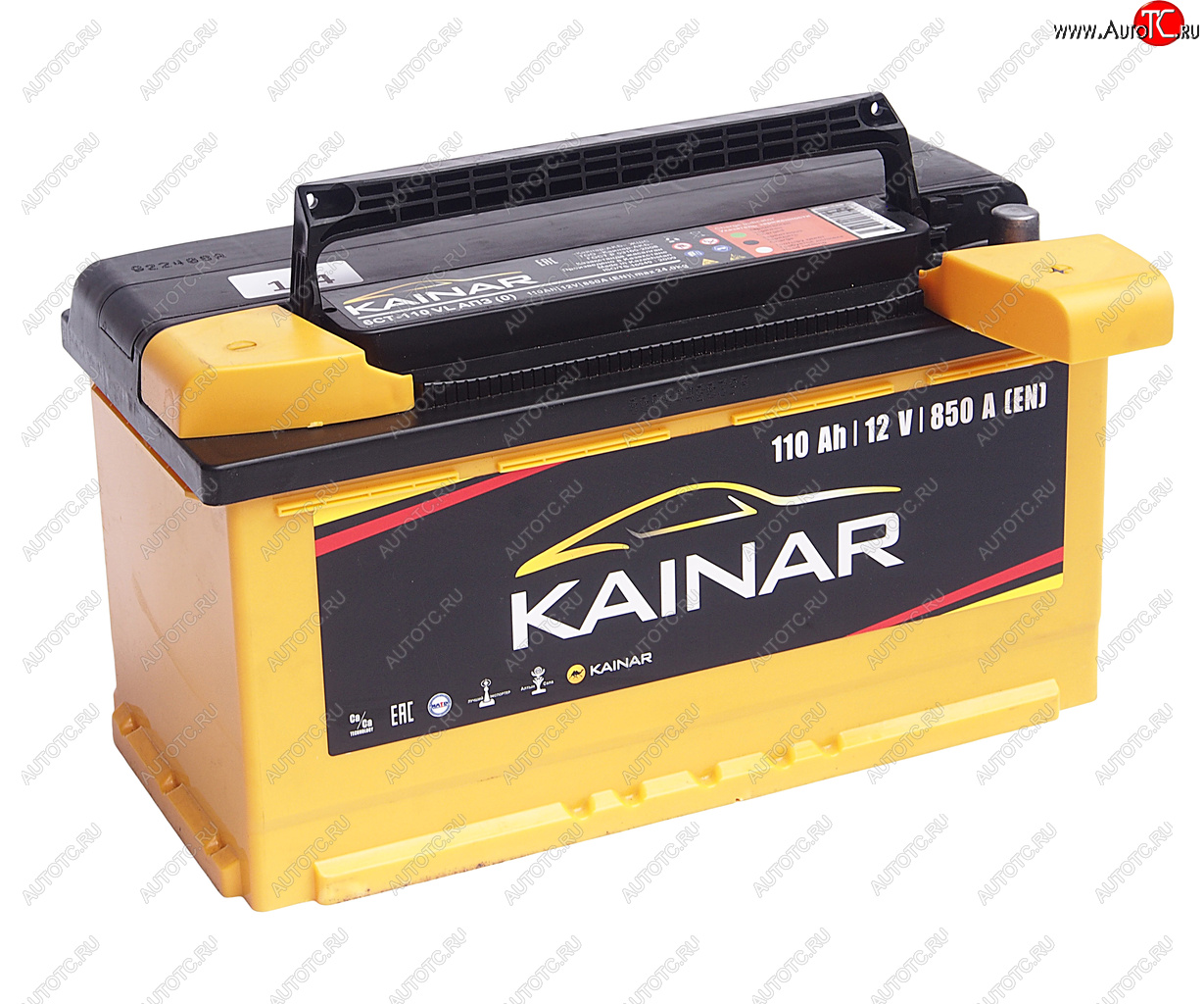 12 949 р. Аккумулятор KAINAR 110Ач обратная полярность KAINAR 6ст110(0)  с доставкой в г. Майкоп