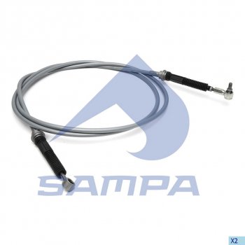 4 999 р. Трос MAN TGA,TGS переключения КПП L=3267мм SAMPA SAMPA 021.433  с доставкой в г. Майкоп. Увеличить фотографию 1