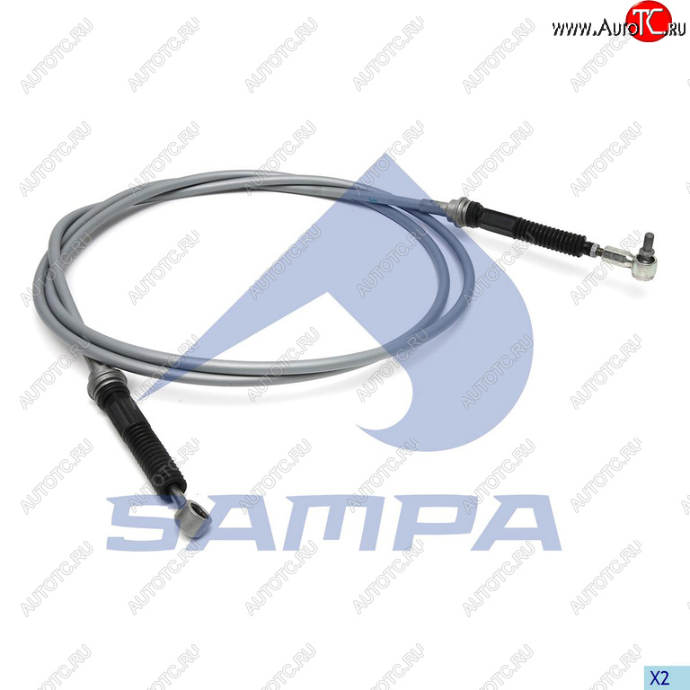 4 999 р. Трос MAN TGA,TGS переключения КПП L=3267мм SAMPA SAMPA 021.433  с доставкой в г. Майкоп