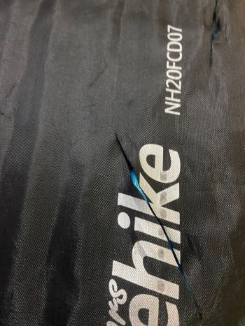 1 329 р. Коврик туристический Naturehike 187х56х2,5 см. IXPE, голубой (уценка)  nh20fcd07-bl_u  с доставкой в г. Майкоп. Увеличить фотографию 4