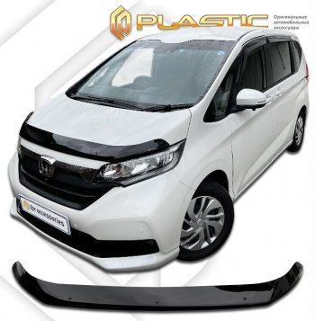 1 999 р. Дефлектор капота (рынок Японии) CA-Plastic  Honda Freed  GB7,GB8,GB5,GB6 (2019-2024) минивэн рестайлинг (серия Classic черный)  с доставкой в г. Майкоп. Увеличить фотографию 2