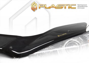 2 099 р. Дефлектор капота (рынок Японии) CA-Plastic Honda Stepwgn Spada RP рестайлинг (2017-2021) (серия Classic черный)  с доставкой в г. Майкоп. Увеличить фотографию 2