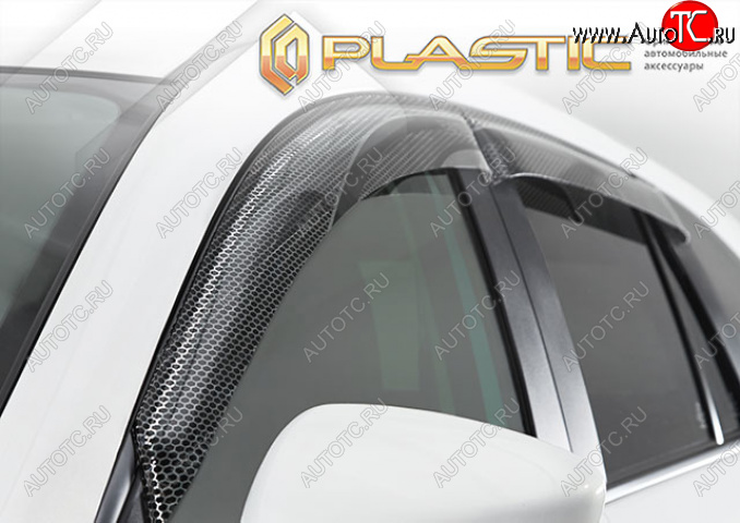 2 199 р. Дефлектор окон CA-Plastic  Mazda CX-8  KG2P KG5P (2017-2022) дорестайлинг (Серия Art черная)  с доставкой в г. Майкоп