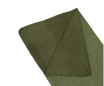 729 р. Вкладыш в спальный мешок СЛЕДОПЫТ FLEECE, 190х90 см, флис, цв. хаки  pf-sb-55  с доставкой в г. Майкоп. Увеличить фотографию 2