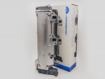 22 849 р. ТЕПЛООБМЕННИК для двигателя КамАЗ длинный 40.20-1013200 КамАЗ 53213 (1979-2001)  с доставкой в г. Майкоп. Увеличить фотографию 4