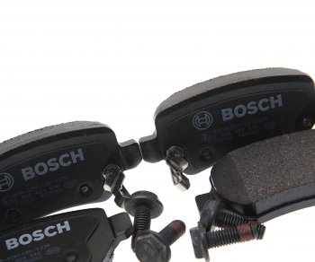 1 949 р. Колодки тормозные задние (4шт.) BOSCH Opel Astra H седан рестайлинг (2007-2009)  с доставкой в г. Майкоп. Увеличить фотографию 2