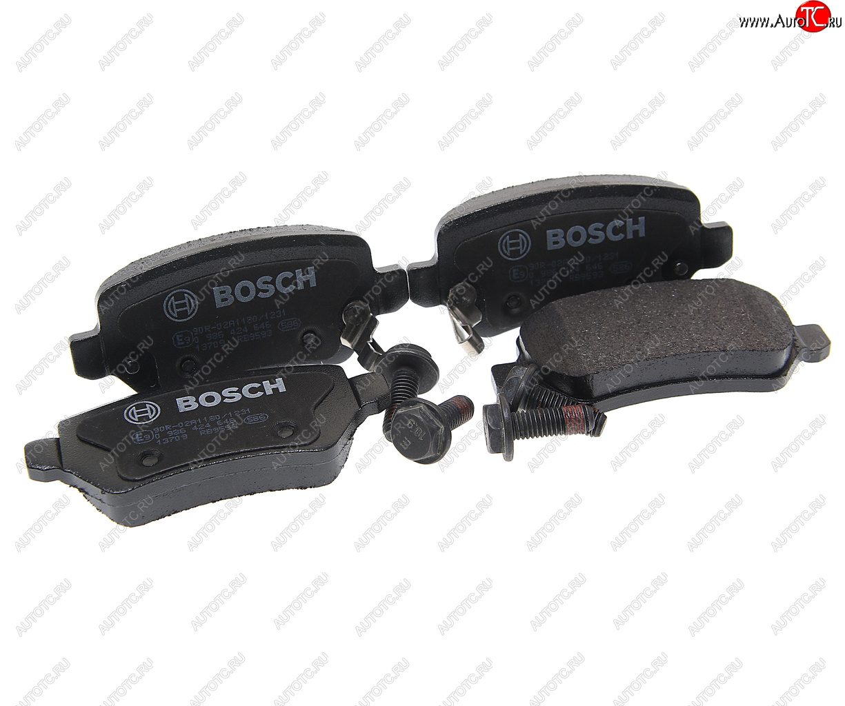 1 949 р. Колодки тормозные задние (4шт.) BOSCH Opel Astra H седан рестайлинг (2007-2009)  с доставкой в г. Майкоп