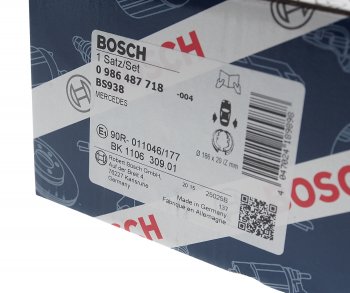 3 589 р. Колодки тормозные задние барабанные 4шт. BOSCH Mercedes-Benz Vito W639 дорестайлинг (2003-2010)  с доставкой в г. Майкоп. Увеличить фотографию 4