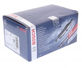 2 599 р. Колодки тормозные передние (4шт.) BOSCH Mitsubishi Pajero 4 V80 дорестайлинг (2006-2011)  с доставкой в г. Майкоп. Увеличить фотографию 3
