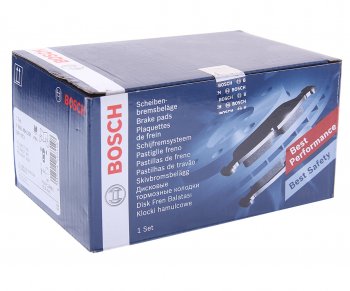 3 799 р. Колодки тормозные передние (4шт.) BOSCH Peugeot 308 T7 хэтчбек 5 дв. дорестайлинг (2007-2011)  с доставкой в г. Майкоп. Увеличить фотографию 3