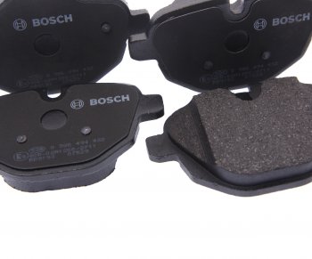 3 699 р. Колодки тормозные задние (4шт.) BOSCH BMW 5 серия F11 дорестайлинг, универсал (2009-2013)  с доставкой в г. Майкоп. Увеличить фотографию 2