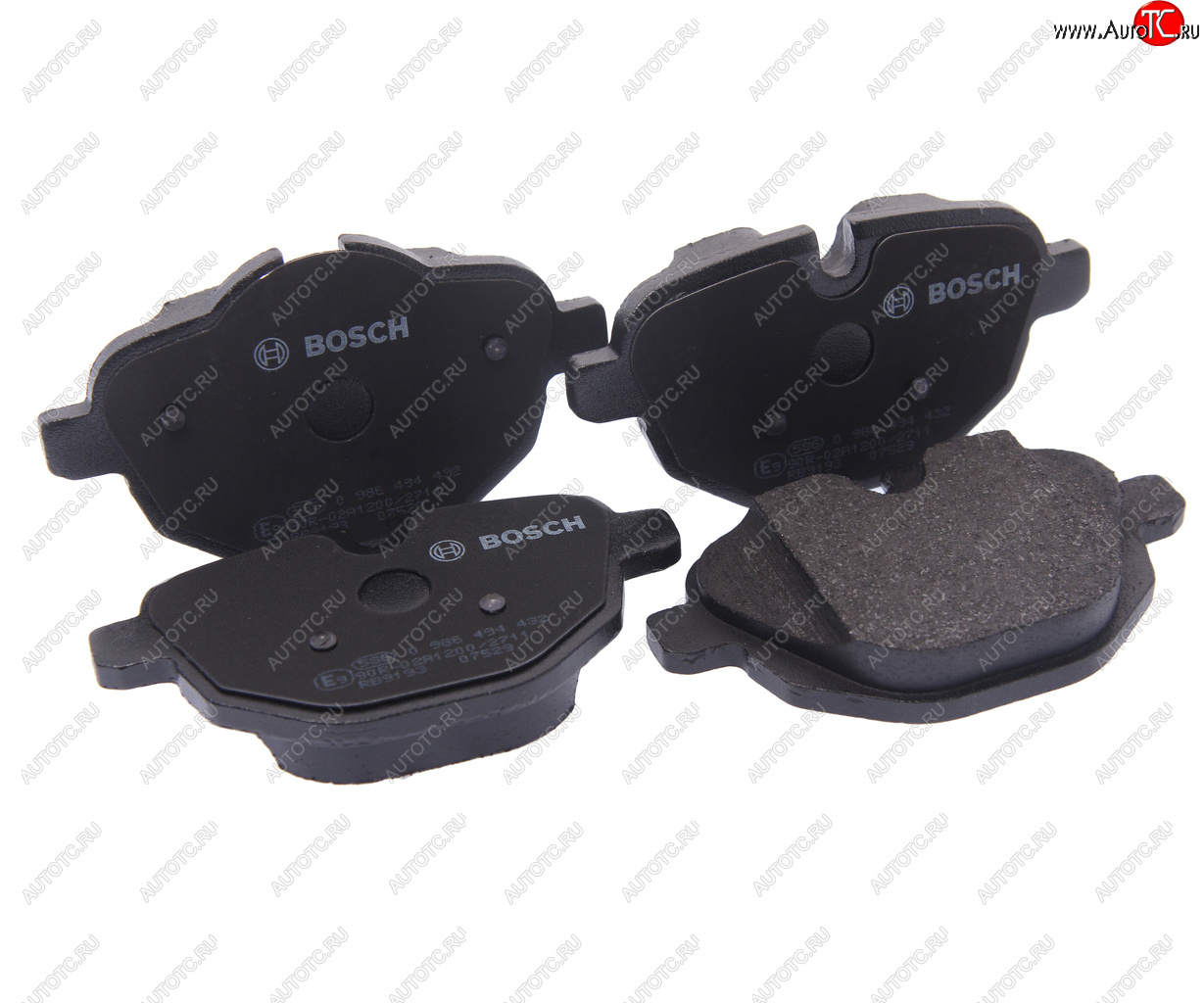 3 699 р. Колодки тормозные задние (4шт.) BOSCH BMW 5 серия F11 дорестайлинг, универсал (2009-2013)  с доставкой в г. Майкоп