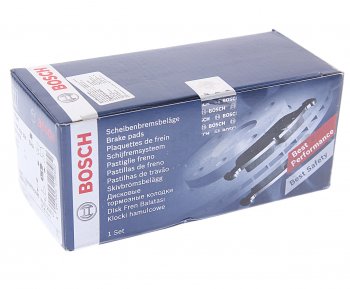 2 089 р. Колодки тормозные передние (4шт.) BOSCH Mazda 3/Axela BM дорестайлинг седан (2013-2016)  с доставкой в г. Майкоп. Увеличить фотографию 3