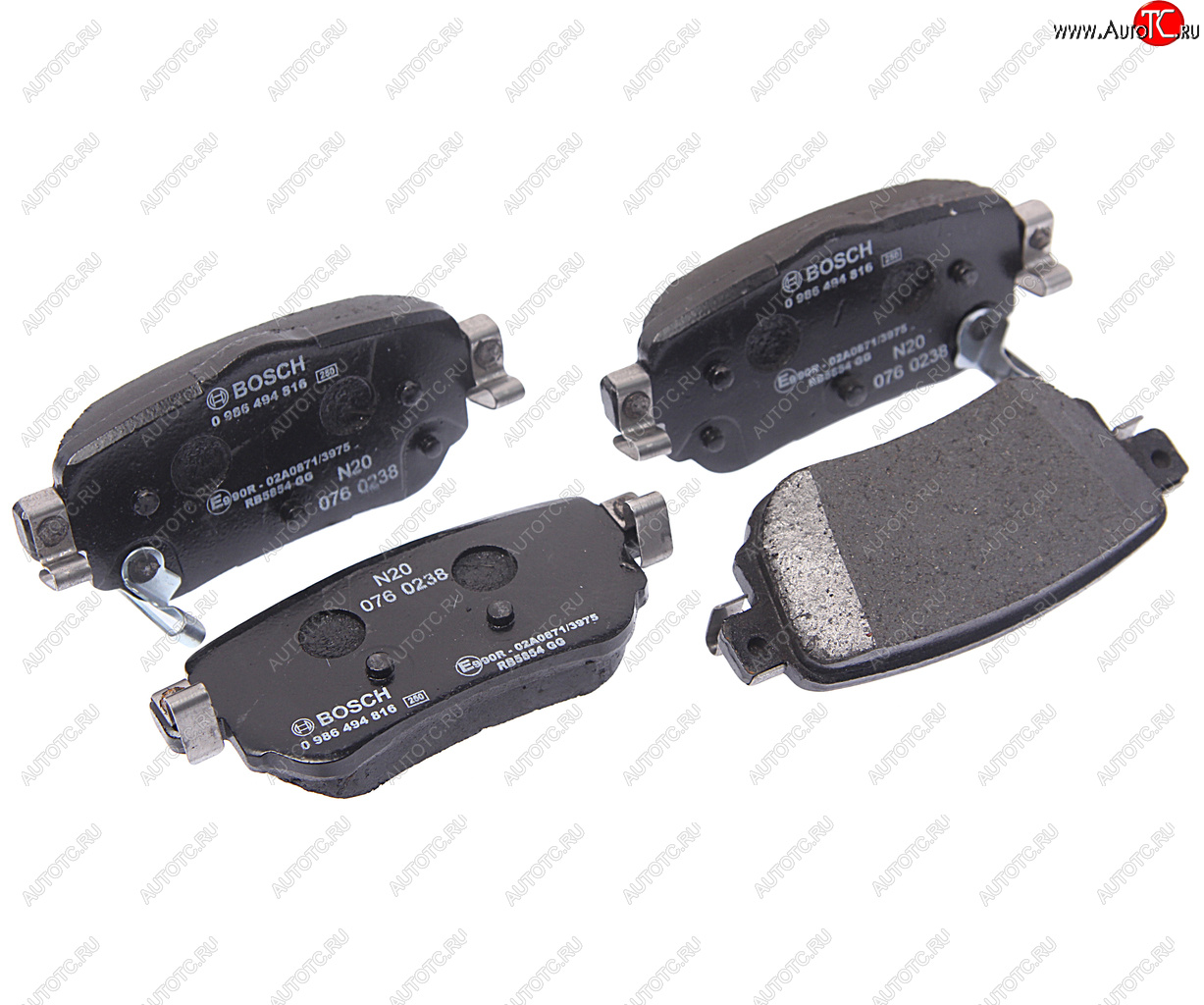 2 079 р. Колодки тормозные задние (4шт.) BOSCH Nissan Qashqai 2 J11 дорестайлинг (2013-2019)  с доставкой в г. Майкоп