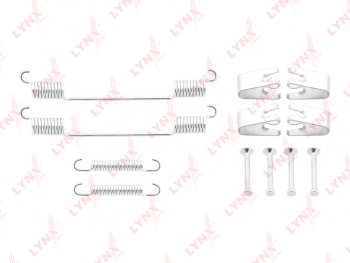 499 р. Ремкомплект колодок VW Polo (95-) SEAT Ibiza (09-) задних барабанных LYNX LYNX bc8091  с доставкой в г. Майкоп. Увеличить фотографию 4
