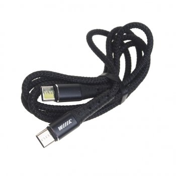 479 р. Кабель USB Type C-USB Type C 1м WIIIX WIIIX cb-712tc-tc(1.0)-chp-b  с доставкой в г. Майкоп. Увеличить фотографию 1