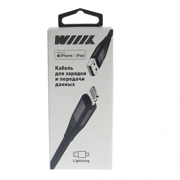 319 р. Кабель iPhone (5-) 1м WIIIX WIIIX cb720-u8-2a-10b  с доставкой в г. Майкоп. Увеличить фотографию 2