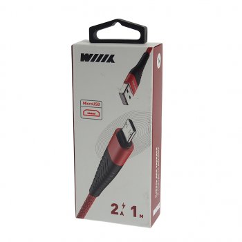 349 р. Кабель micro-USB 1м WIIIX WIIIX cb725-umu-10r  с доставкой в г. Майкоп. Увеличить фотографию 2