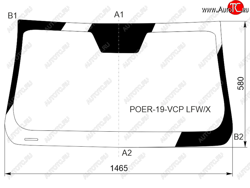 9 999 р. Стекло лобовое (4D PICK UP) Great Wall Poer 21- XYG POER-19-VCP LFW/X  с доставкой в г. Майкоп