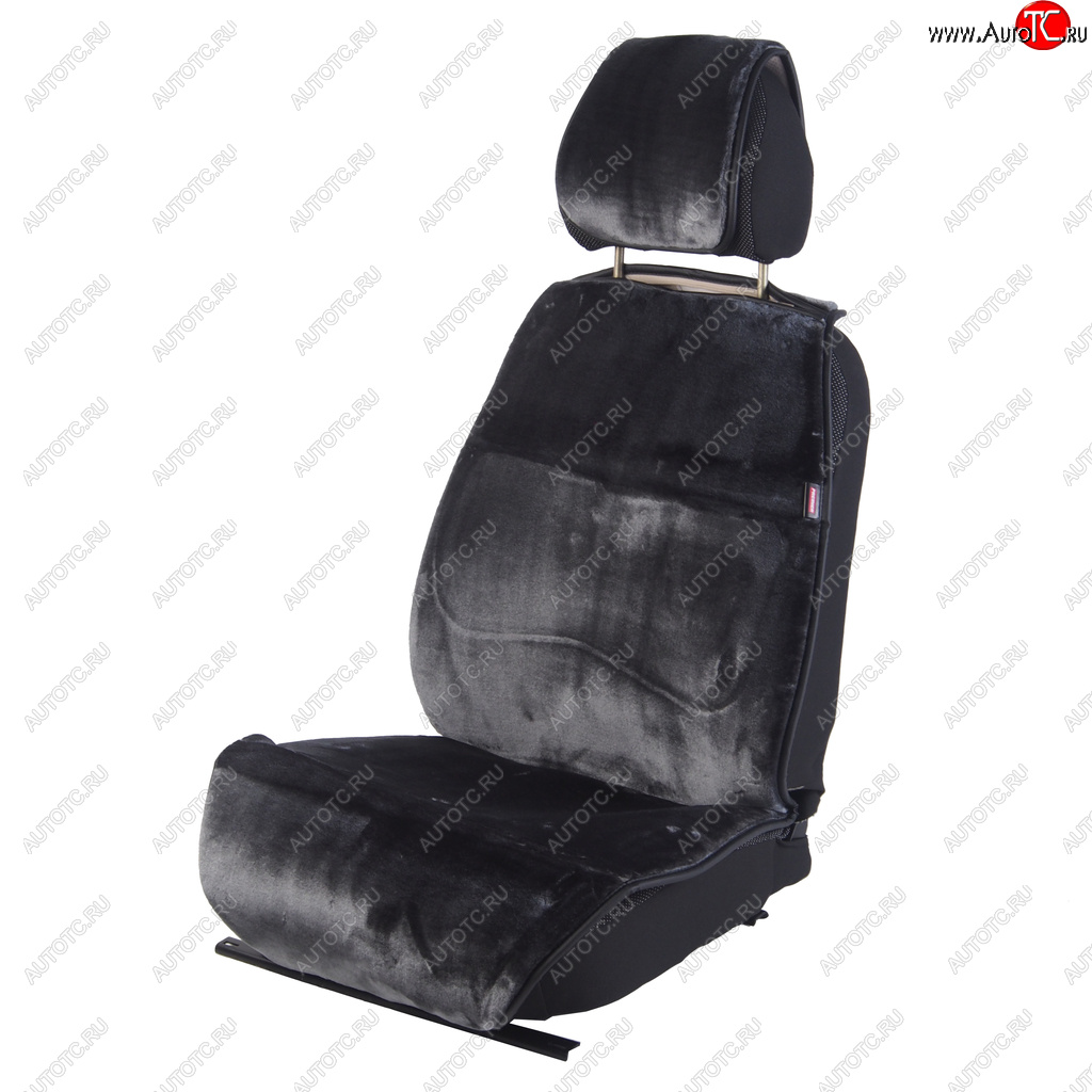 3 299 р. Накидка на сиденье мех искусственный серая 2шт. Antislip PREMIER PREMIER hr140  с доставкой в г. Майкоп