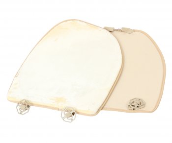 1 479 р. Накидка на сиденье мех искусственный без спинки бежевая 2шт. Antislip Seat PREMIER PREMIER hr16  с доставкой в г. Майкоп. Увеличить фотографию 1