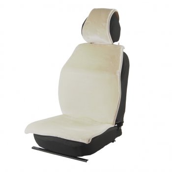 2 899 р. Накидка на сиденье мех искусственный белая 2шт. Antislip PREMIER PREMIER hr200 PREMIER hr200  с доставкой в г. Майкоп. Увеличить фотографию 1