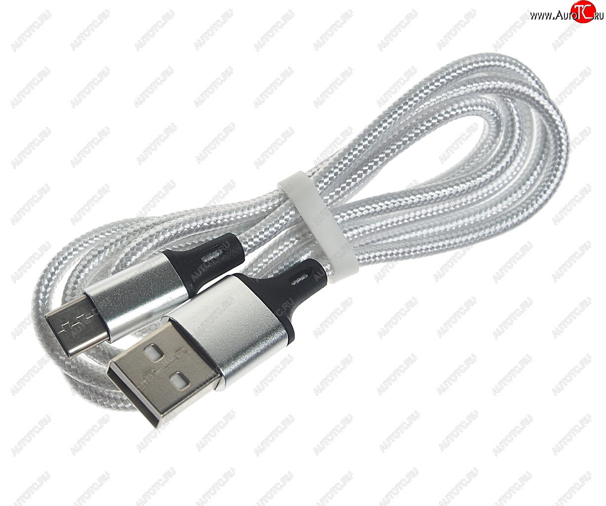 250 р. Кабель micro USB 1м FAISON FAISON hx14 alum white  с доставкой в г. Майкоп