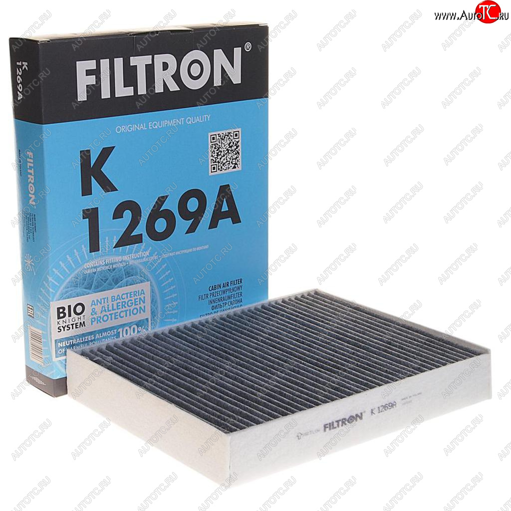 1 399 р. Фильтр воздушный салона VW Touareg (11-) угольный FILTRON FILTRON k1269a  с доставкой в г. Майкоп