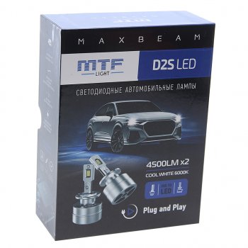 7 949 р. Лампа светодиодная 12V D2S 35W P32d-2 (2шт.) MTF MTF mbd2s6  с доставкой в г. Майкоп. Увеличить фотографию 3