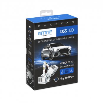 7 999 р. Лампа светодиодная 12V D5S 25W PK32d-7 (2шт.) MTF MTF mbd5s6  с доставкой в г. Майкоп. Увеличить фотографию 7