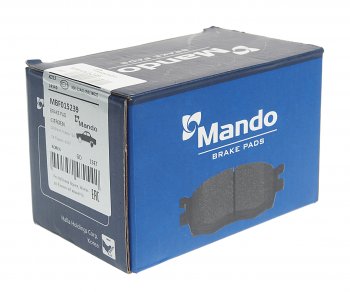 1 099 р. Колодки тормозные CITROEN C4 Picasso (06-) задние (4шт.) MANDO MANDO mbf015239 MANDO mbf015239  с доставкой в г. Майкоп. Увеличить фотографию 2