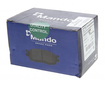 2 199 р. Колодки тормозные RENAULT Kangoo (1.5 DCI/1.6) (08-) передние (4шт.) MANDO MANDO mbf015240 MANDO mbf015240  с доставкой в г. Майкоп. Увеличить фотографию 2