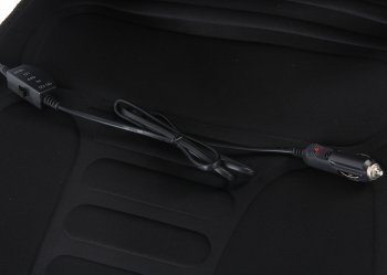 1 799 р. Накидка на сиденье с подогревом 12V с терморегулятором черная SKYWAY SKYWAY s02201008  с доставкой в г. Майкоп. Увеличить фотографию 3
