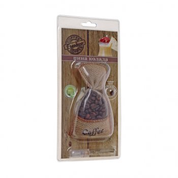 379 р. Ароматизатор подвесной гранулы (пина колада) COFFEE FRESHCO FRESHCO сf-07  с доставкой в г. Майкоп. Увеличить фотографию 1